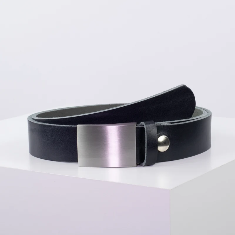 Ledergürtel 3,5cm mit Schnalle London