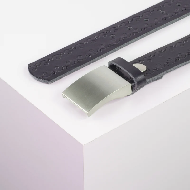 Ledergürtel 3,5cm mit Schnalle London
