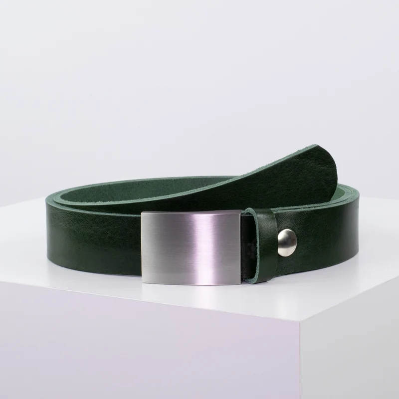 Ledergürtel 3,5cm mit Schnalle London
