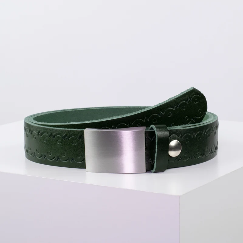 Ledergürtel 3,5cm mit Schnalle London
