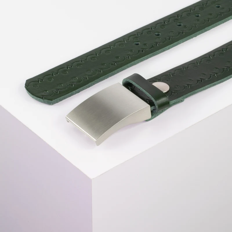 Ledergürtel 3,5cm mit Schnalle London