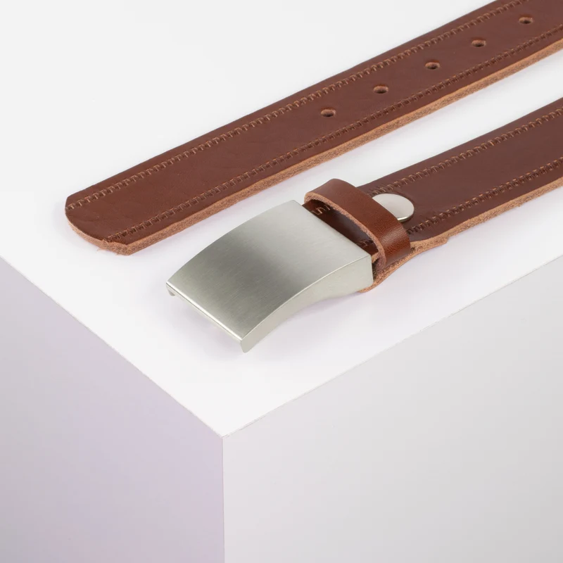 Ledergürtel 3,5cm mit Schnalle London