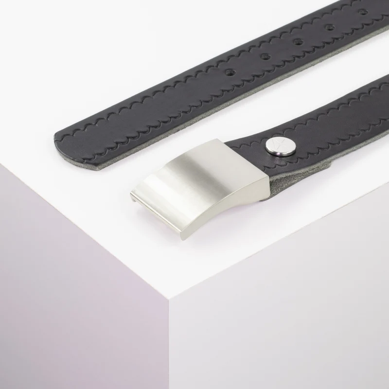Ledergürtel 3,5cm mit Schnalle London
