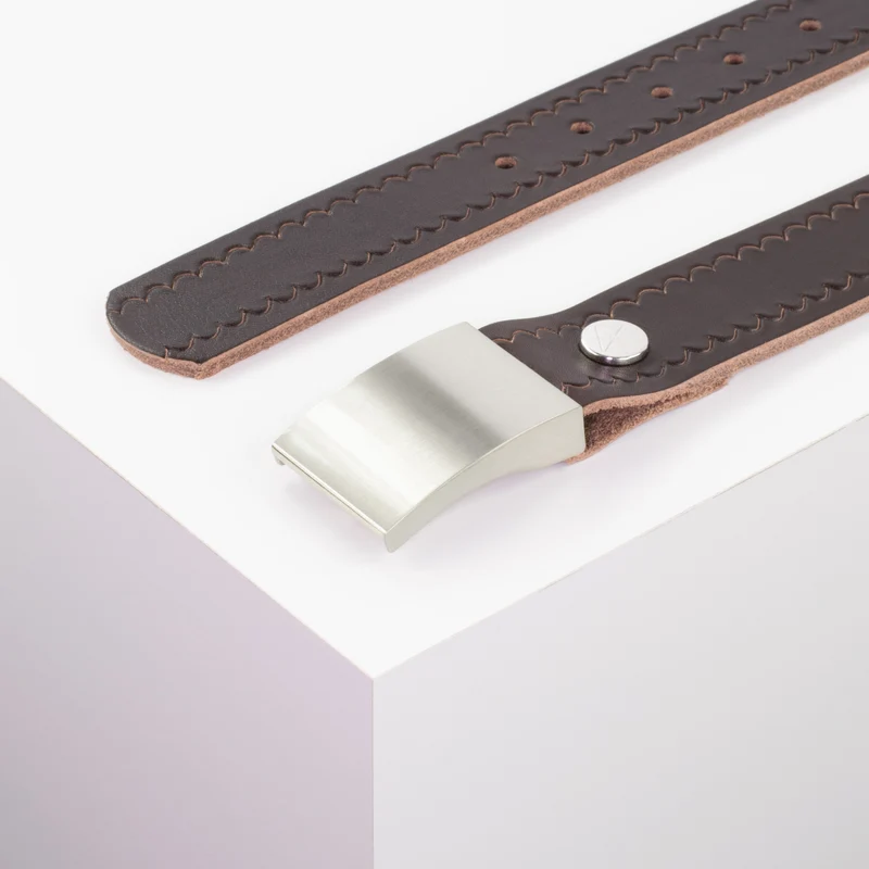 Ledergürtel 3,5cm mit Schnalle London