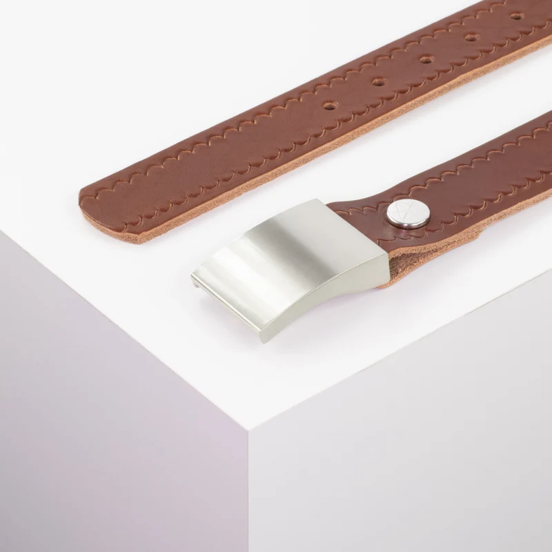 Ledergürtel 3,5cm mit Schnalle London