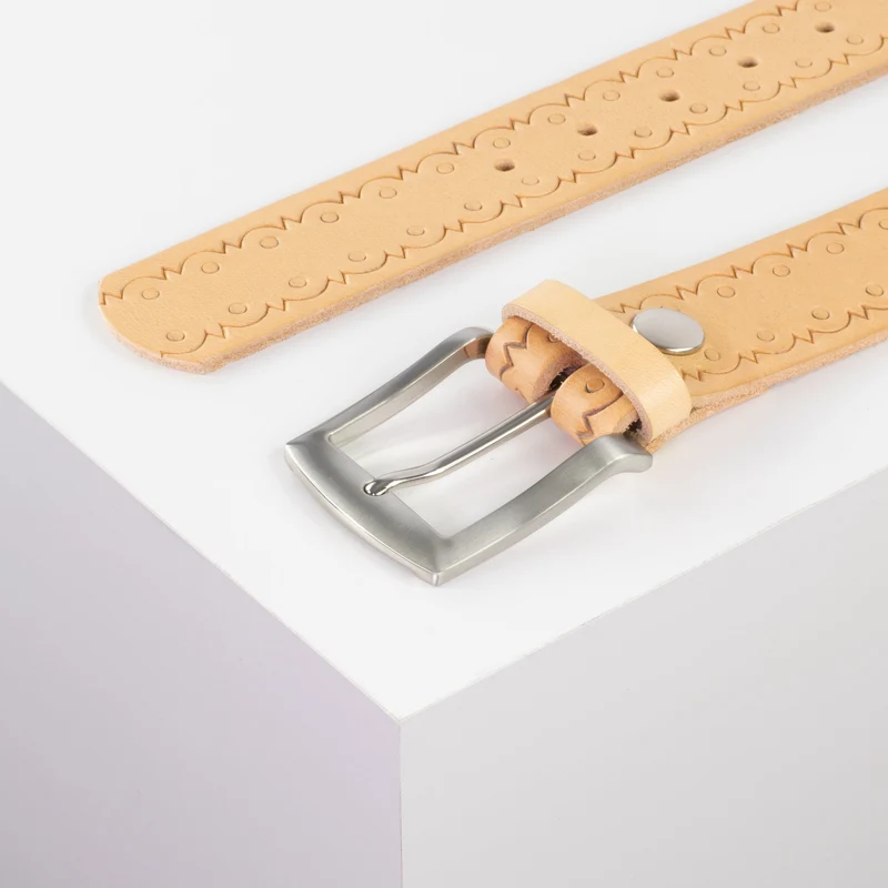 Ledergürtel 4cm mit Schnalle Bangkok