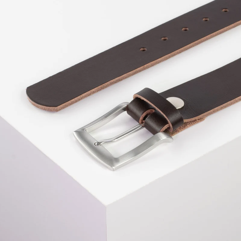 Ledergürtel 4cm mit Schnalle Bangkok