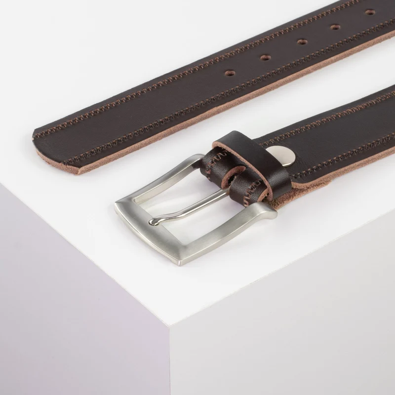 Ledergürtel 4cm mit Schnalle Bangkok