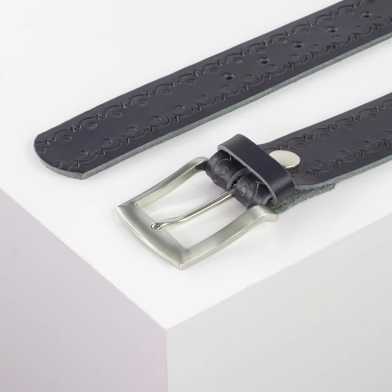 Ledergürtel 4cm mit Schnalle Bangkok