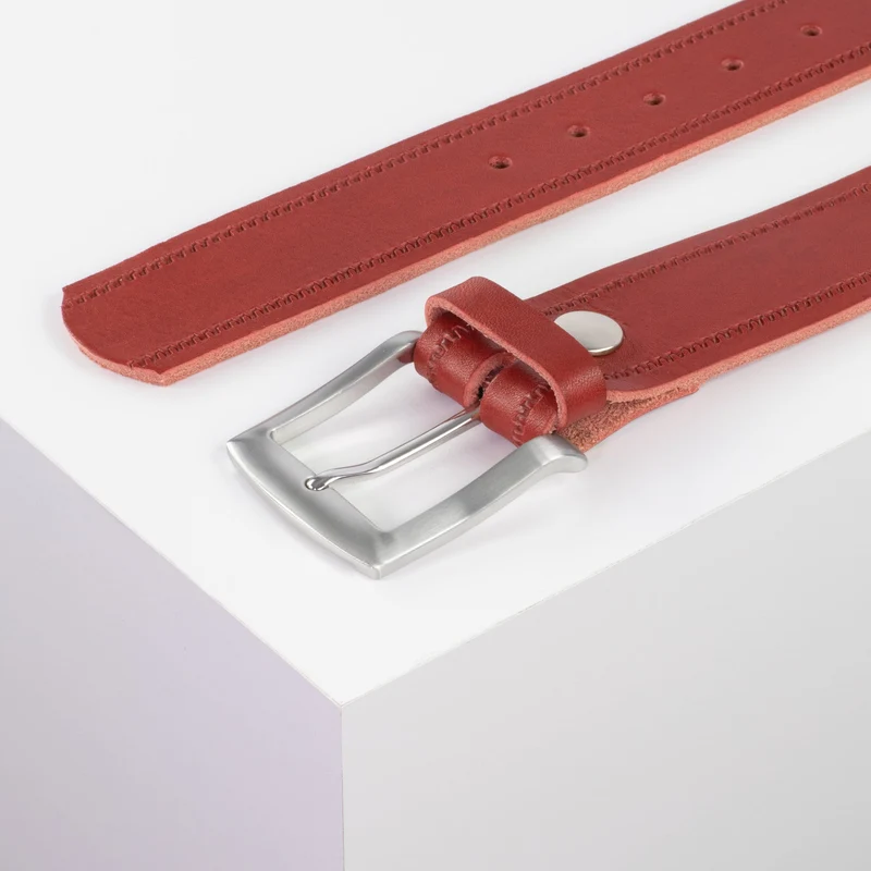 Ledergürtel 4cm mit Schnalle Bangkok