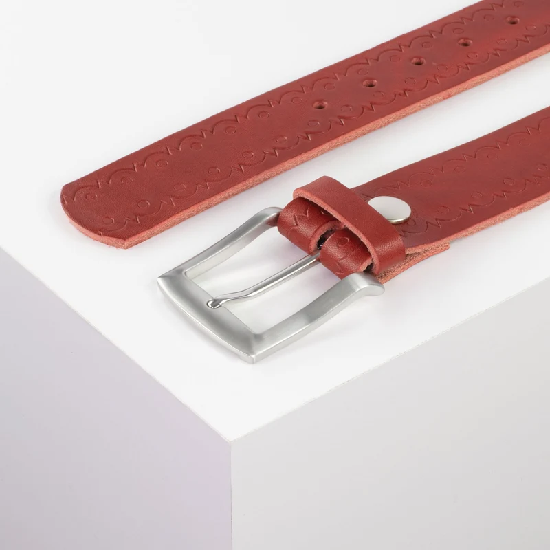 Ledergürtel 4cm mit Schnalle Bangkok