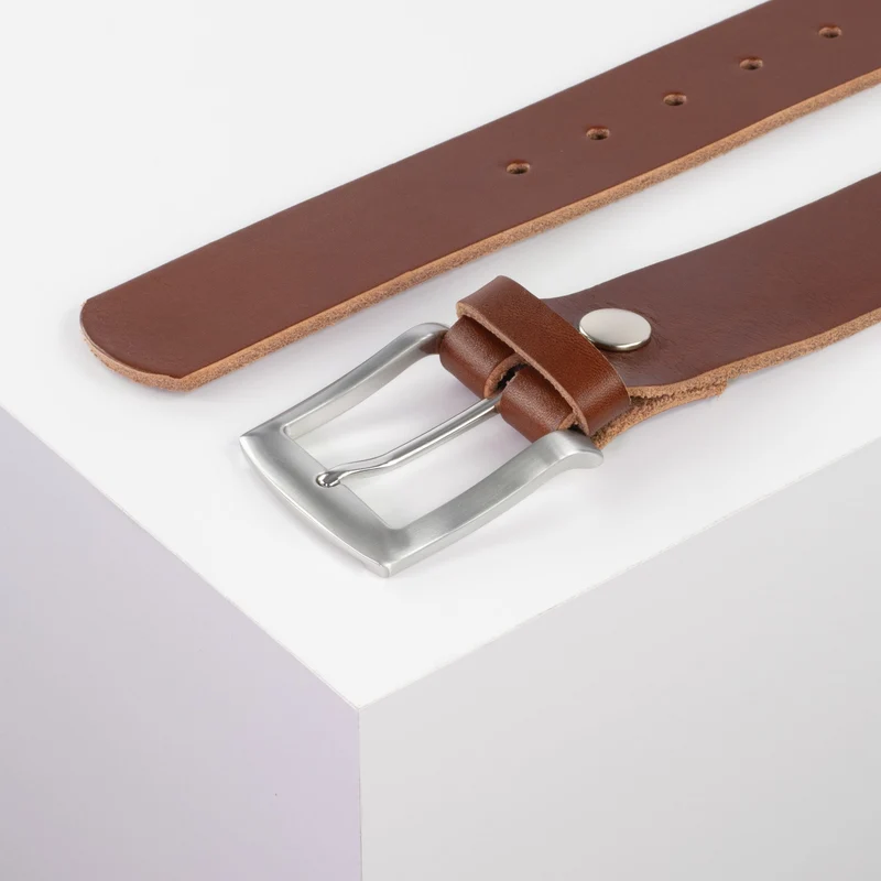 Ledergürtel 4cm mit Schnalle Bangkok