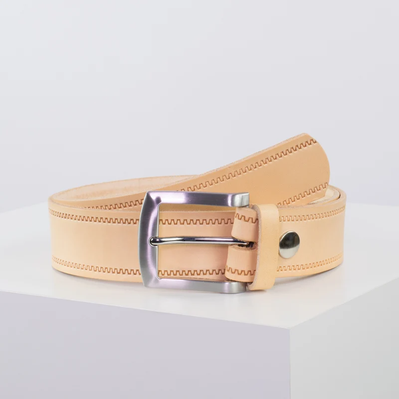 Ledergürtel 4cm mit Schnalle Bangkok