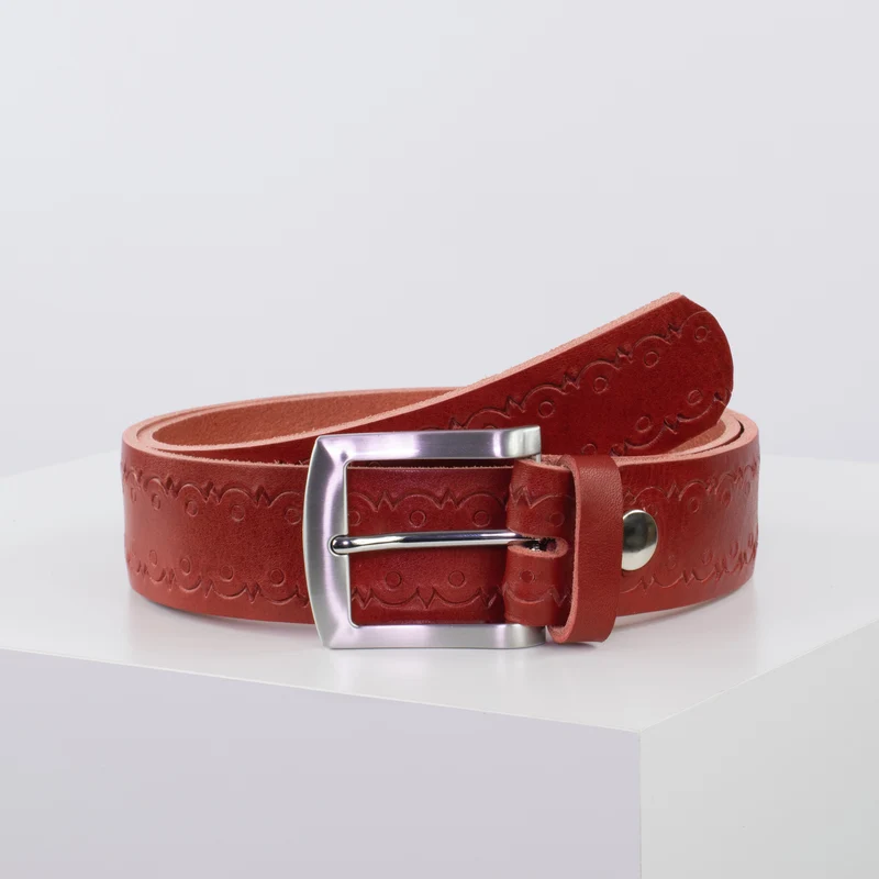 Ledergürtel 4cm mit Schnalle Bangkok