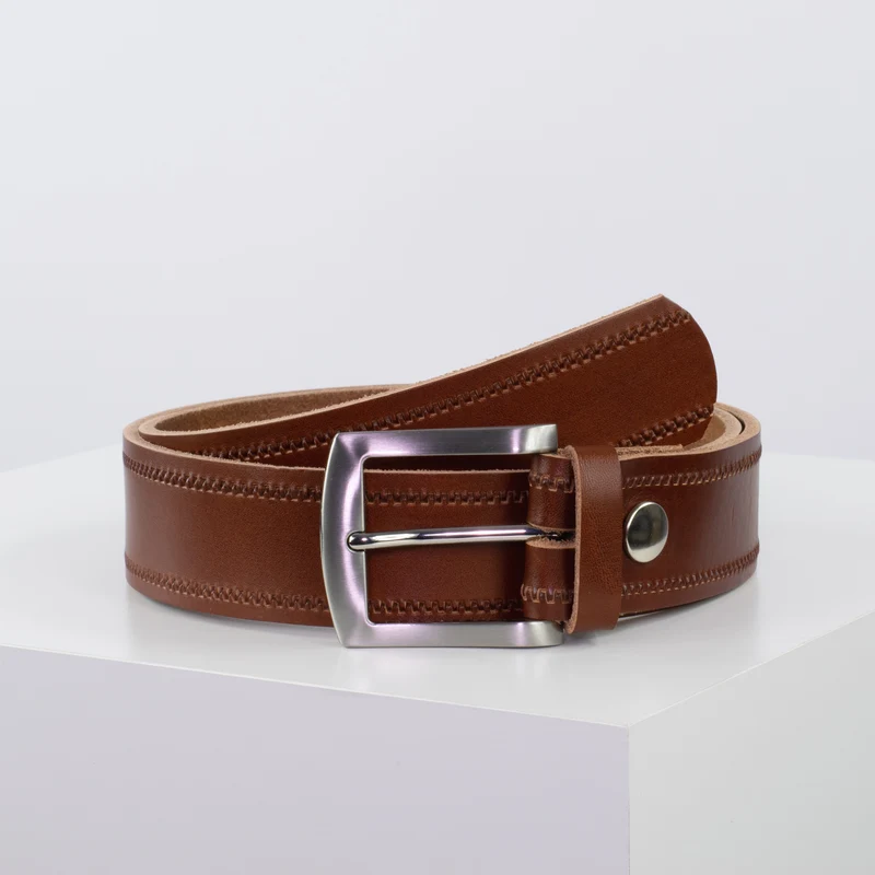 Ledergürtel 4cm mit Schnalle Bangkok