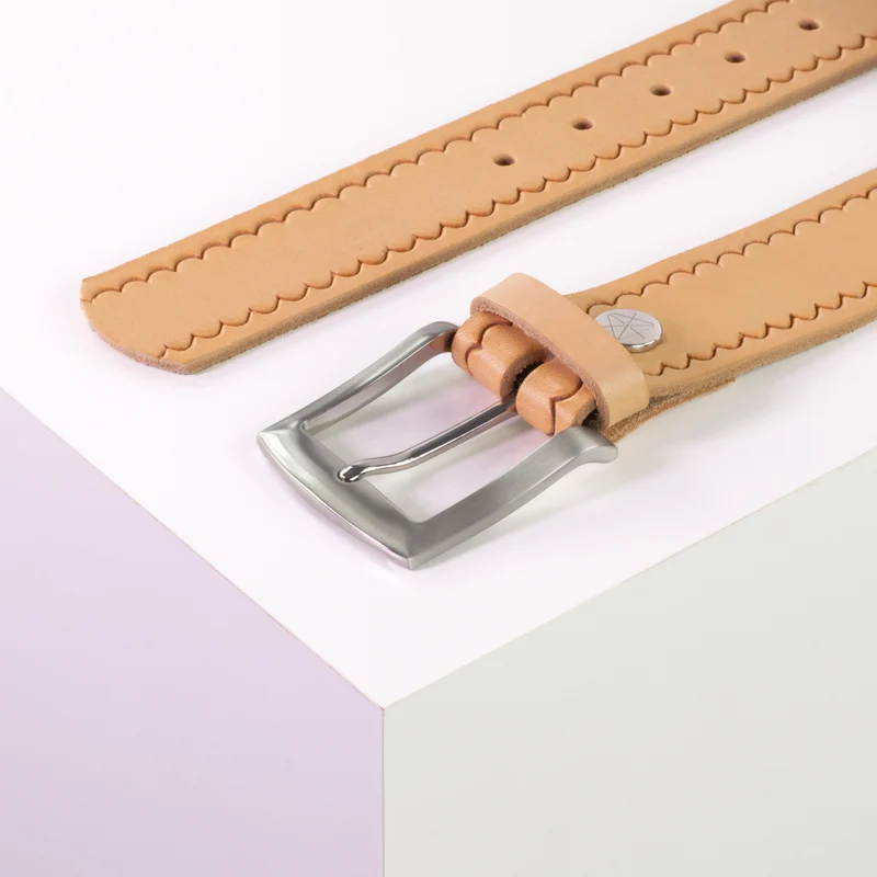 Ledergürtel 4cm mit Schnalle Bangkok