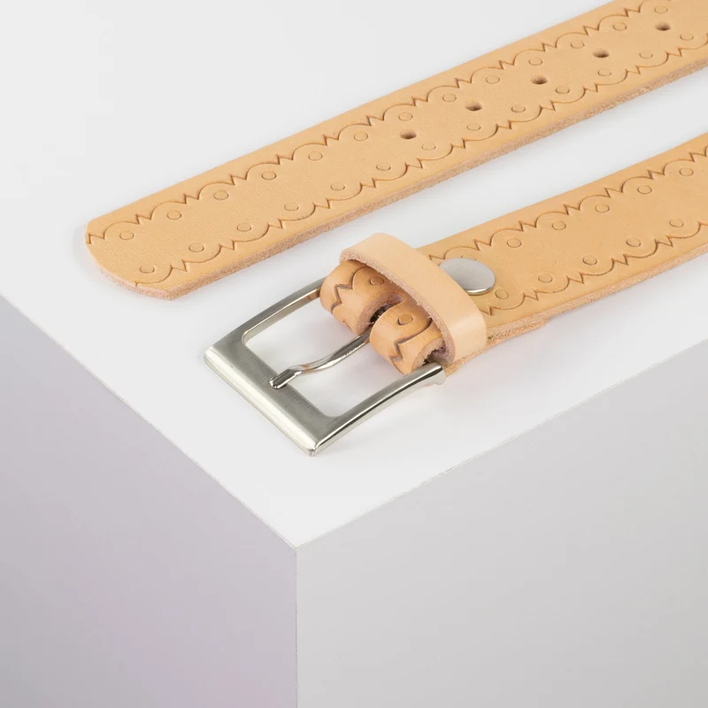 Ledergürtel 4cm mit Schnalle Copenhagen