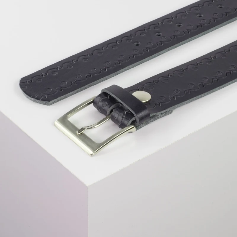 Ledergürtel 4cm mit Schnalle Copenhagen