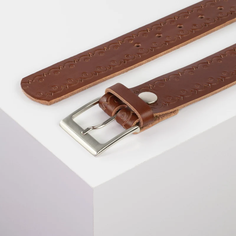 Ledergürtel 4cm mit Schnalle Copenhagen