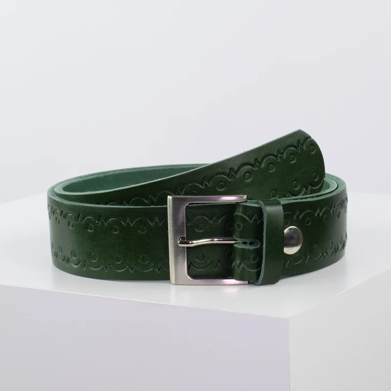 Ledergürtel 4cm mit Schnalle Copenhagen