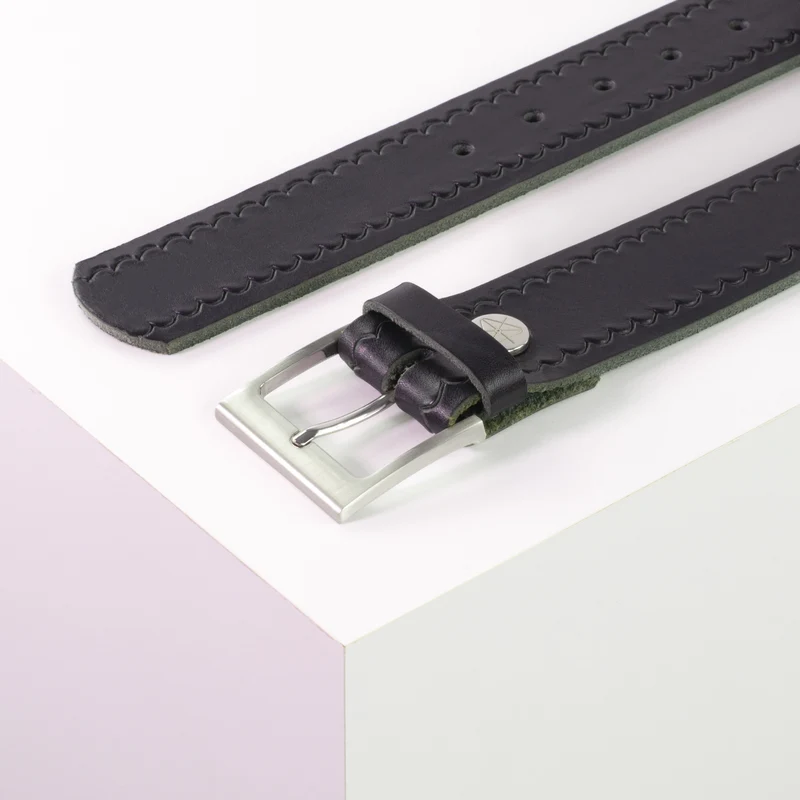 Ledergürtel 4cm mit Schnalle Copenhagen