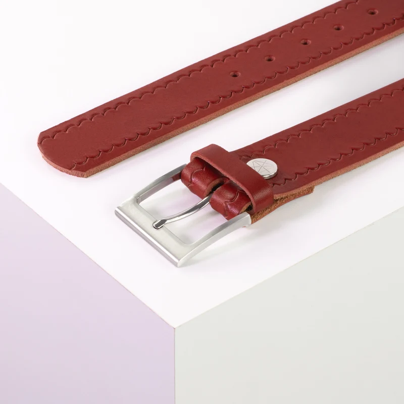 Ledergürtel 4cm mit Schnalle Copenhagen