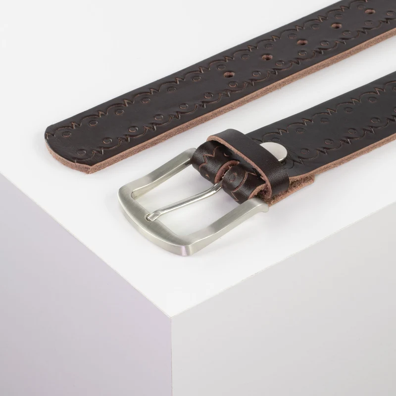 Ledergürtel 4cm mit Schnalle Tokyo