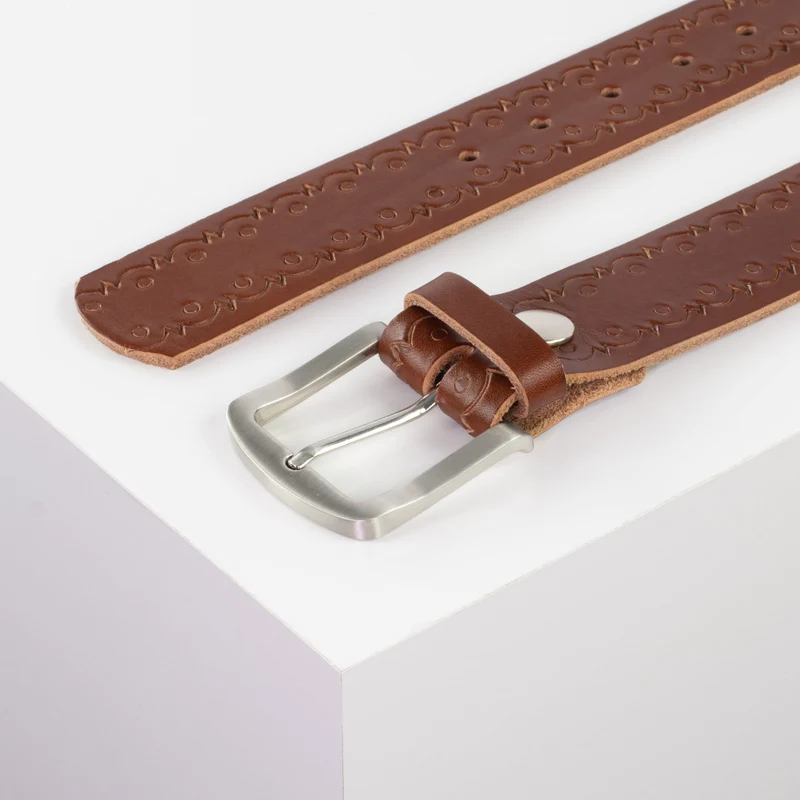Ledergürtel 4cm mit Schnalle Tokyo