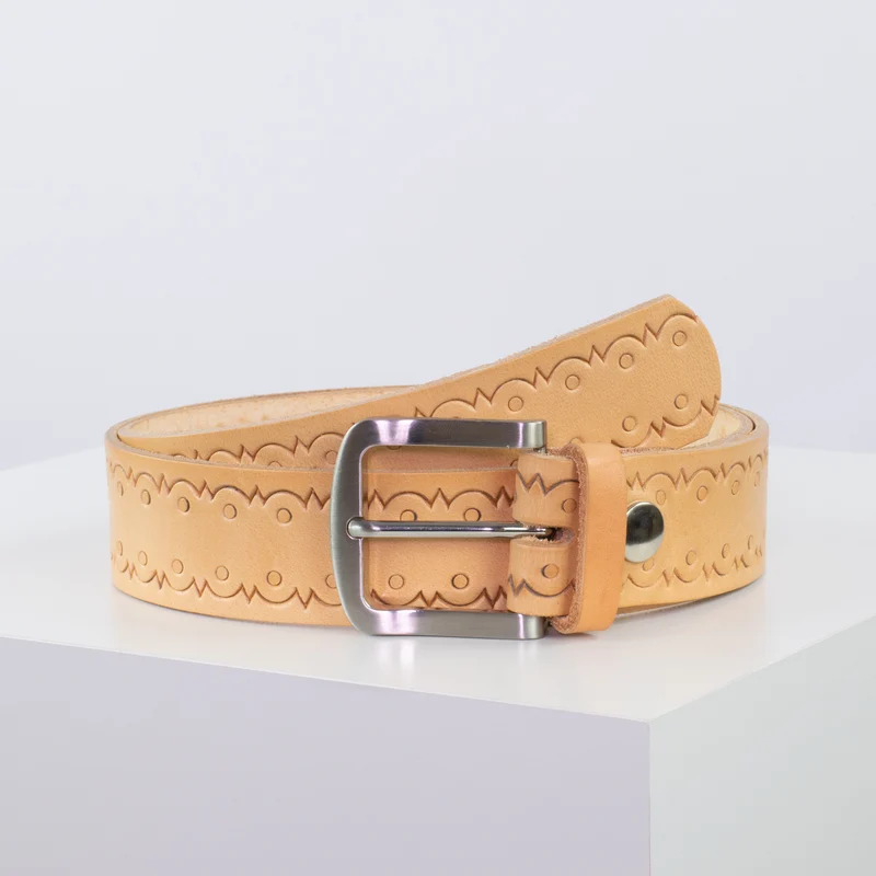 Ledergürtel 4cm mit Schnalle Tokyo
