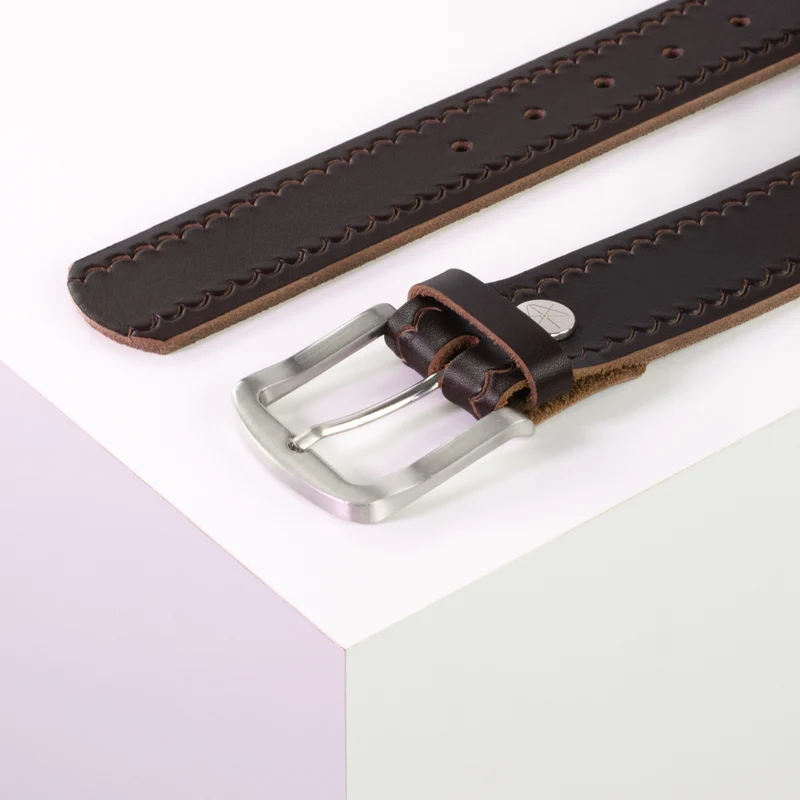 Ledergürtel 4cm mit Schnalle Tokyo