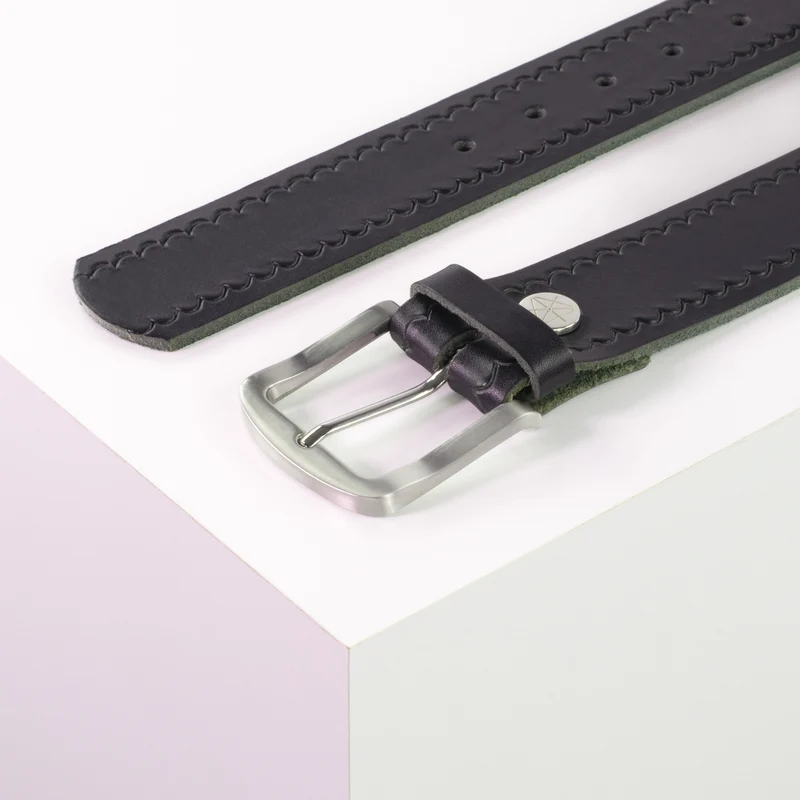 Ledergürtel 4cm mit Schnalle Tokyo