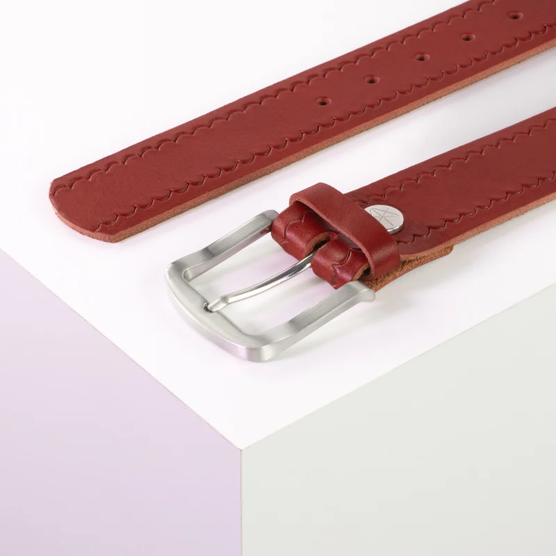 Ledergürtel 4cm mit Schnalle Tokyo