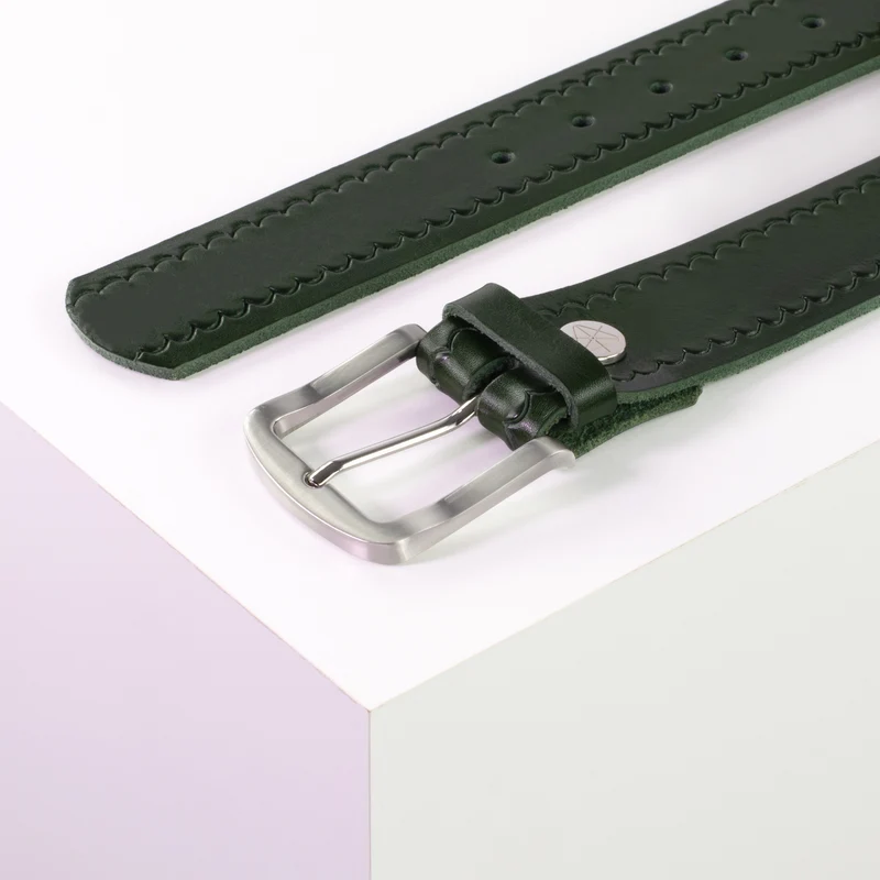 Ledergürtel 4cm mit Schnalle Tokyo