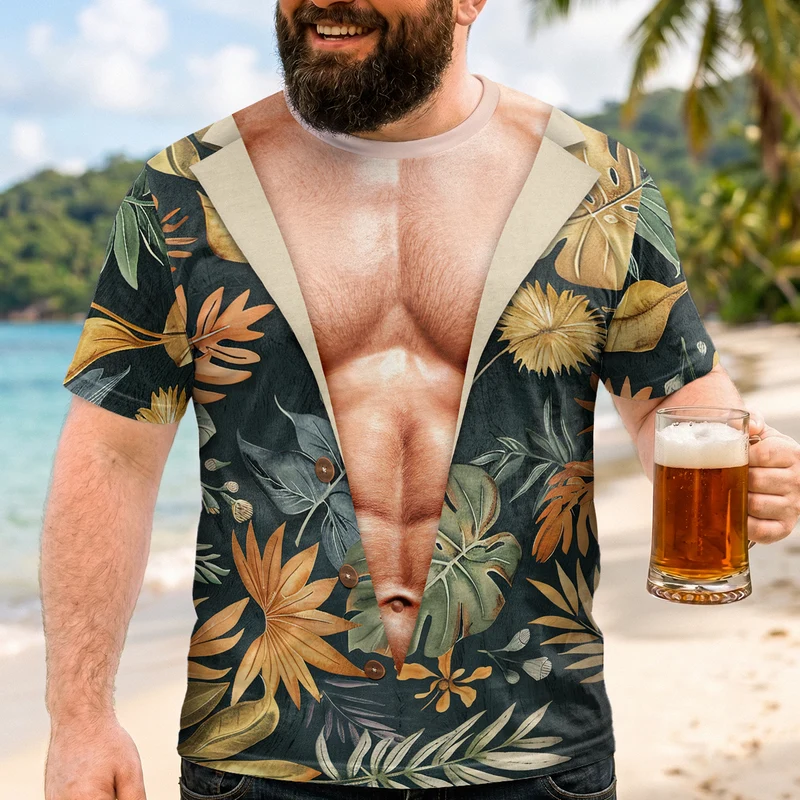 T-Shirts Für Männer Lustig - All Over Print T Shirt Personalisiert