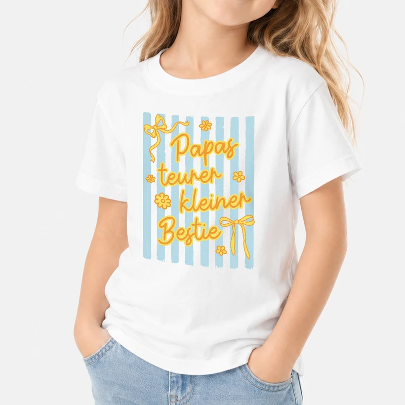 Teurer Kleiner Bestie - Personalisiertes Geschenk | T Shirts Kinder Sohn Tochter