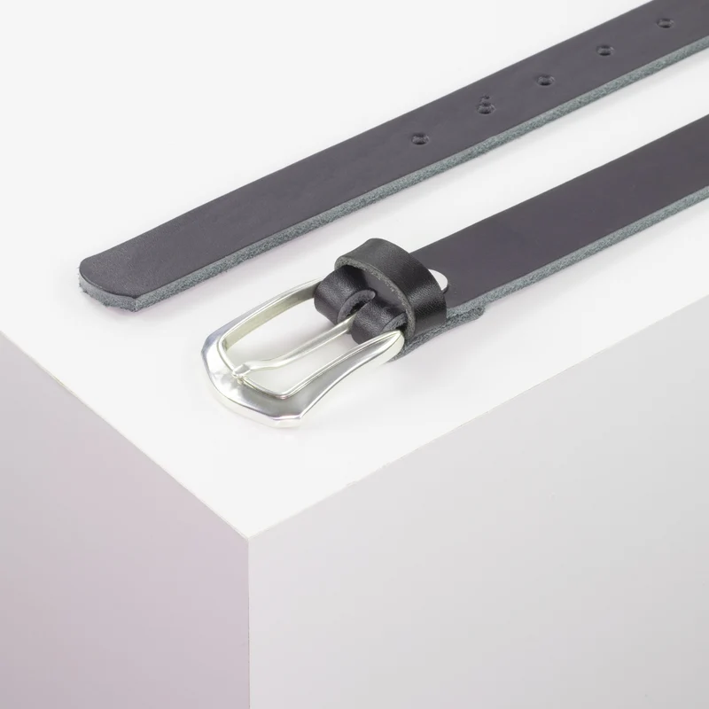 Ledergürtel 2,5cm mit Schnalle Auckland