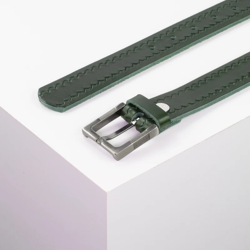 Ledergürtel 3cm mit Schnalle Denver