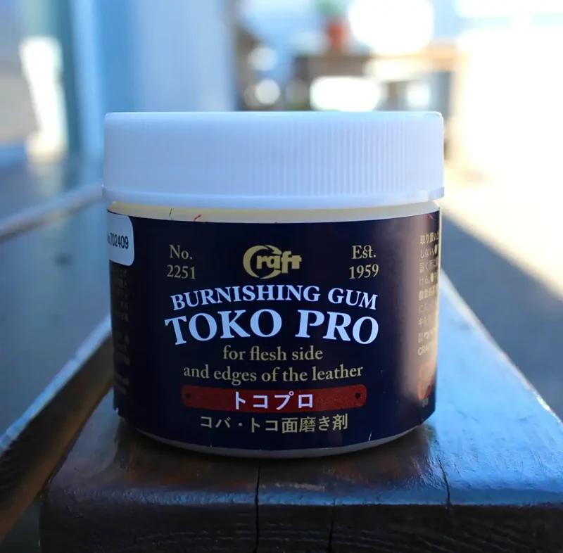 Toko Pro Klar 100 g – Leder-Kantenversiegelung