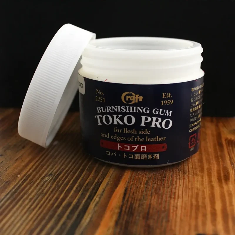 Toko Pro Klar 100 g – Leder-Kantenversiegelung