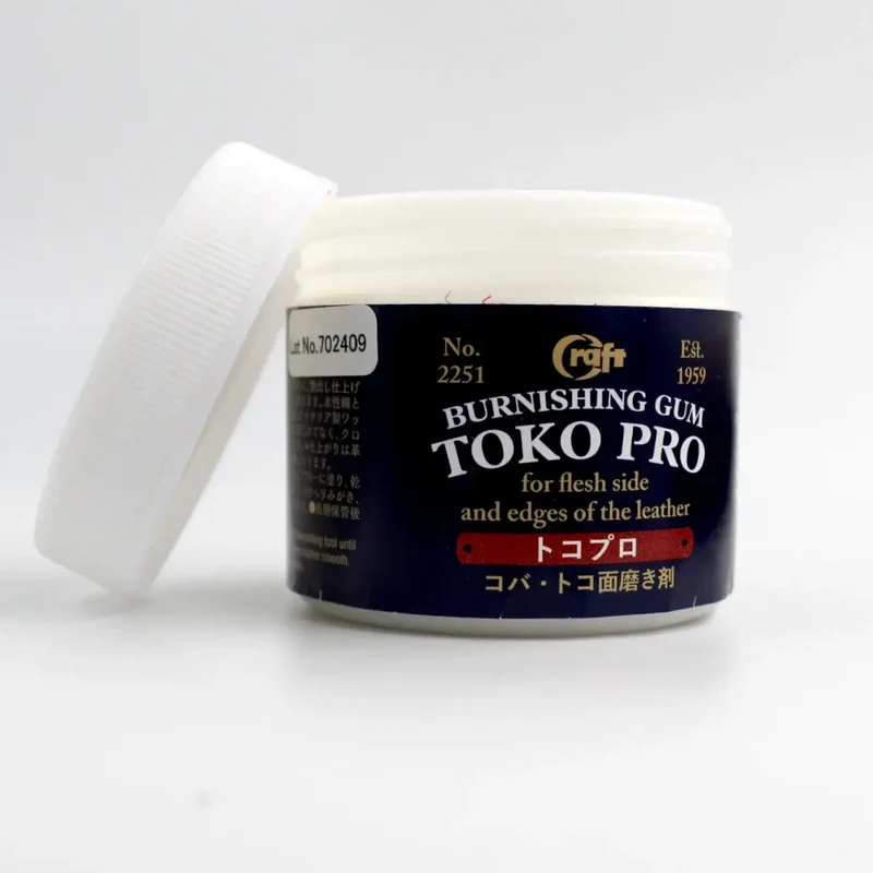 Toko Pro Klar 100 g – Leder-Kantenversiegelung