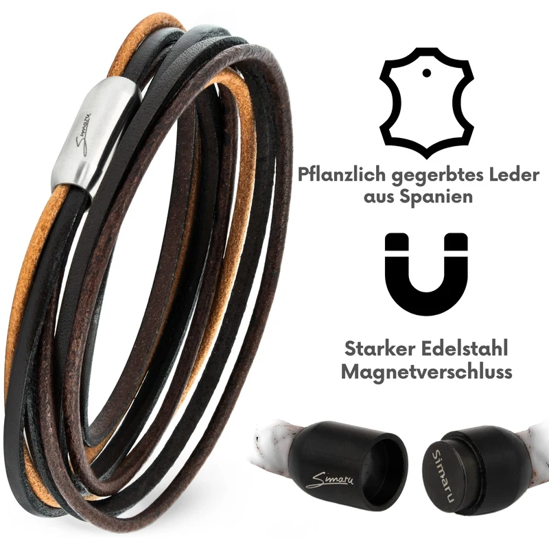 Lederarmband Namora