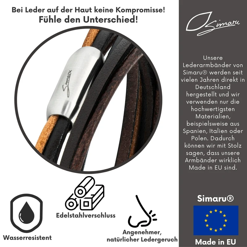 Lederarmband Namora