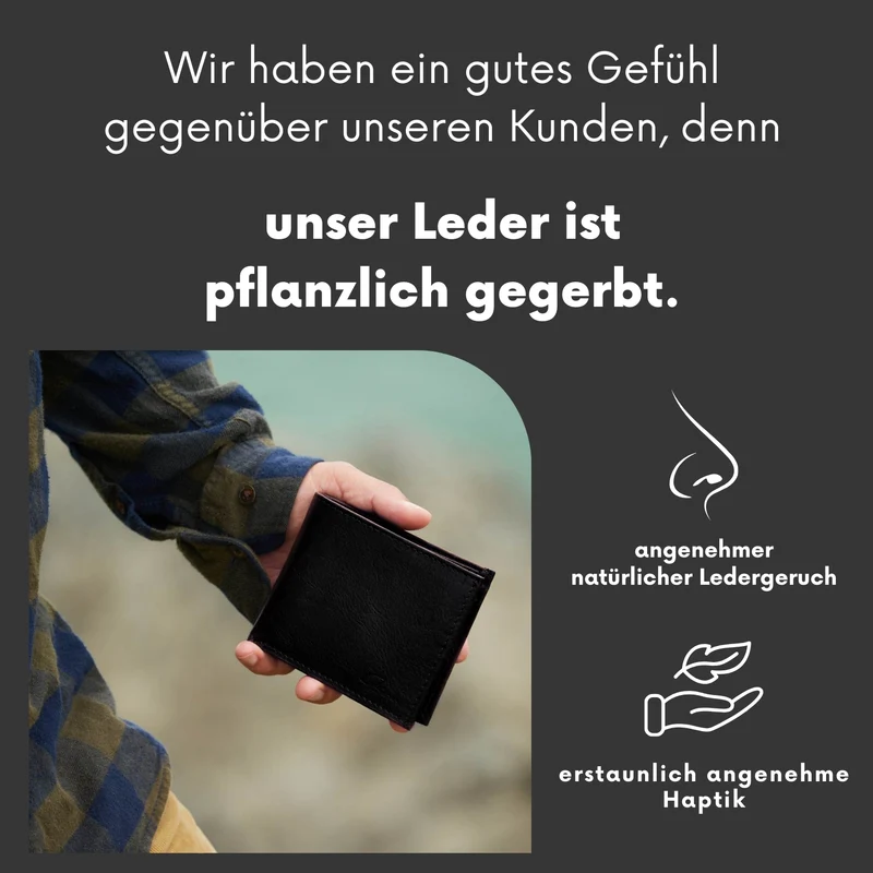 Leder-Brieftasche Ceasar