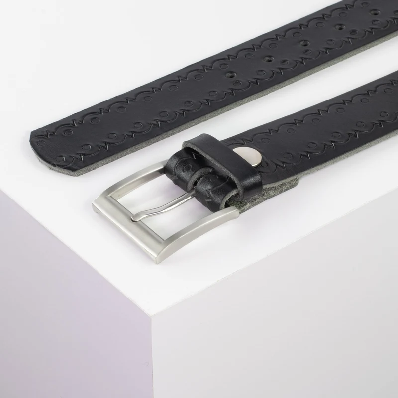Ledergürtel 4cm mit Schnalle Milano
