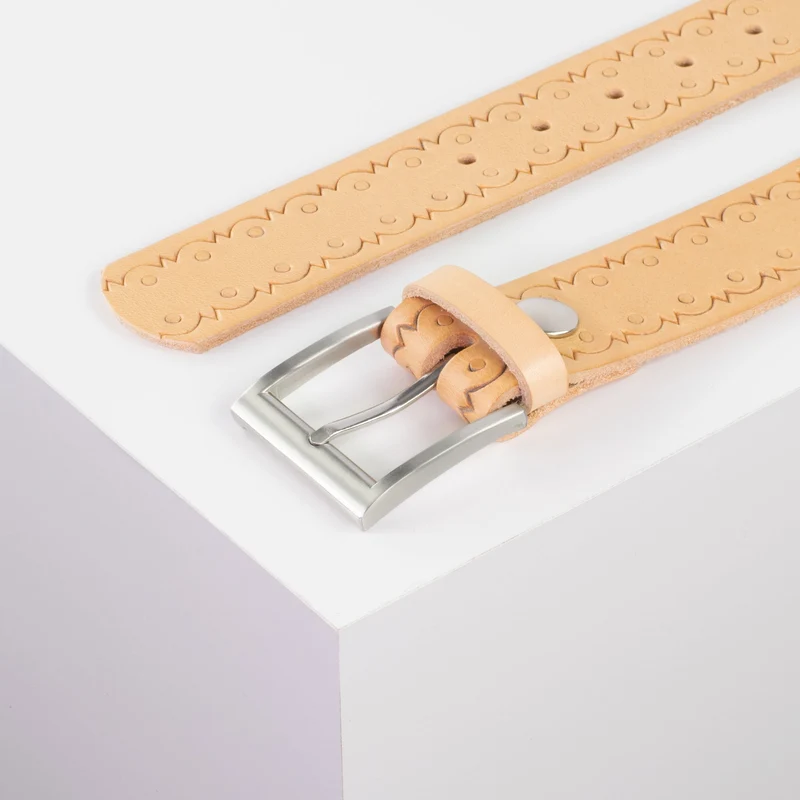 Ledergürtel 4cm mit Schnalle Milano