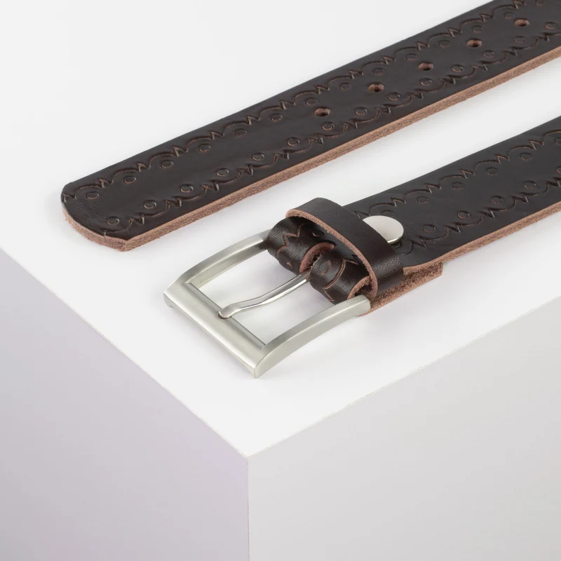 Ledergürtel 4cm mit Schnalle Milano
