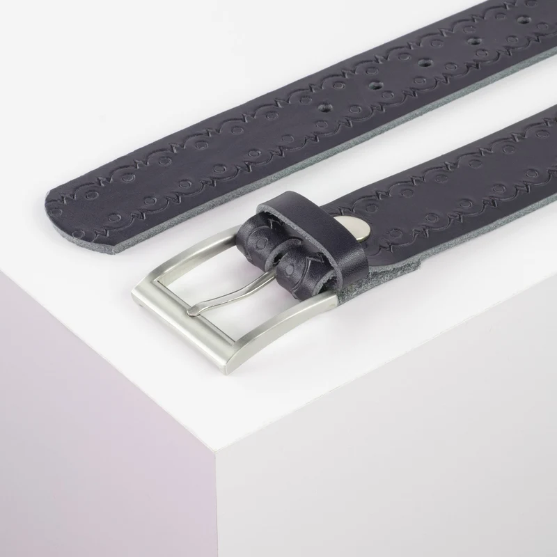 Ledergürtel 4cm mit Schnalle Milano