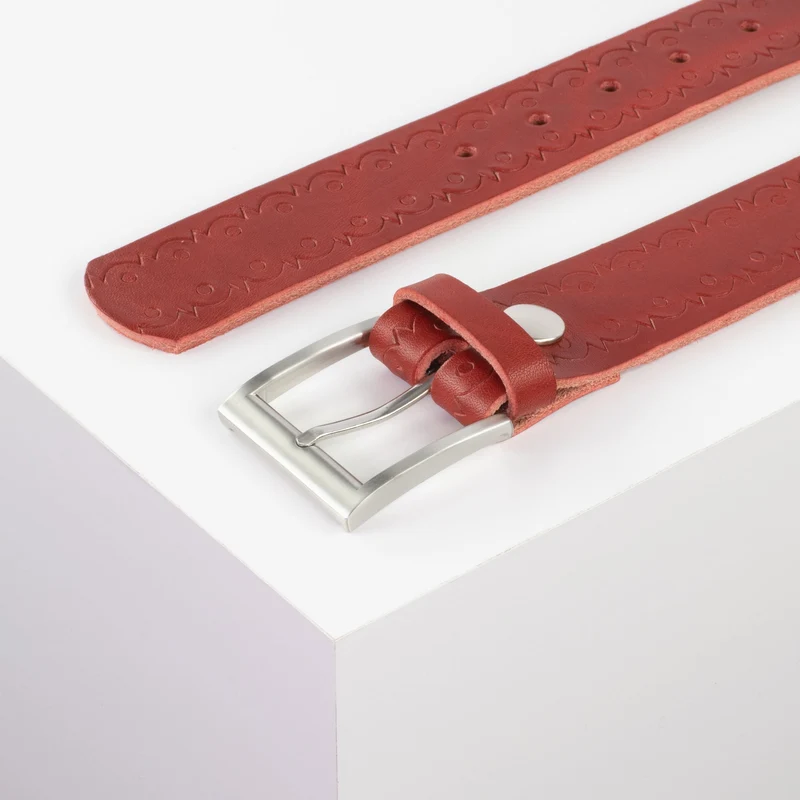 Ledergürtel 4cm mit Schnalle Milano