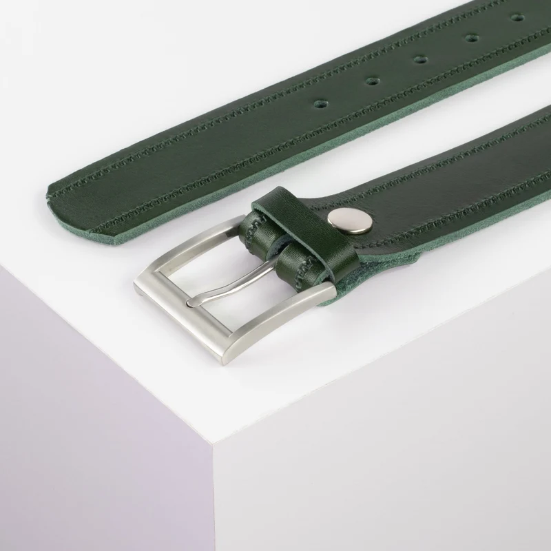 Ledergürtel 4cm mit Schnalle Milano