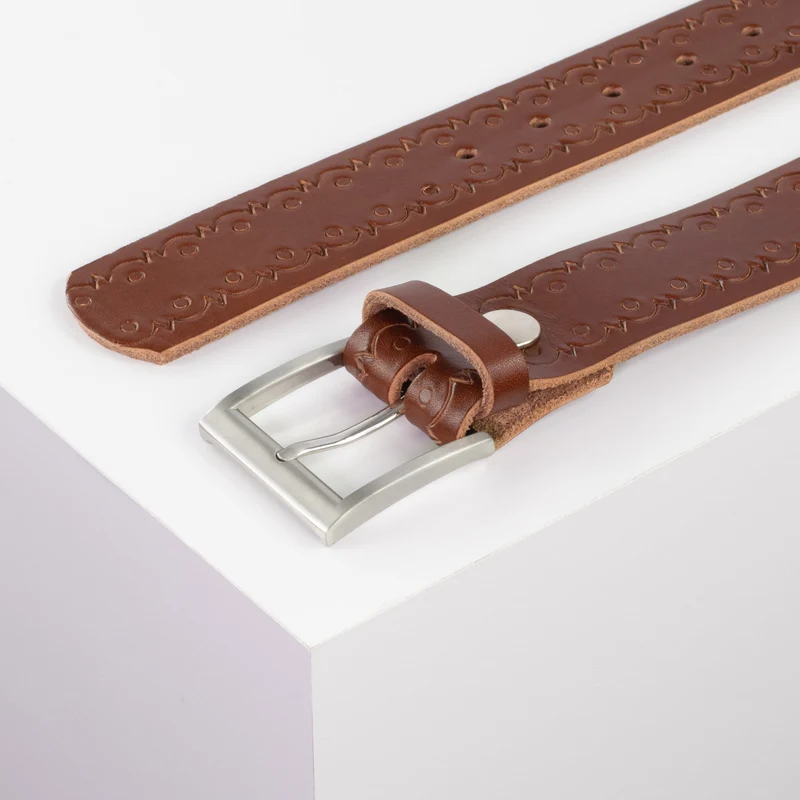Ledergürtel 4cm mit Schnalle Milano